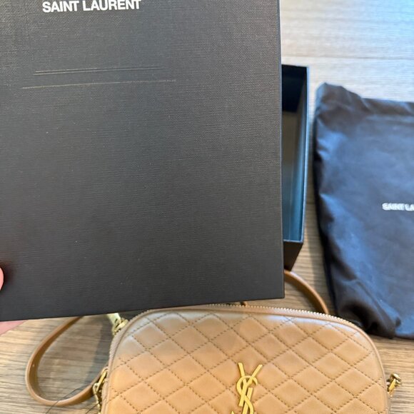 YSL Saint Laurent Gaby Chain Crossbody Pouch in Quilted Lambskin - Picture 2 of 16